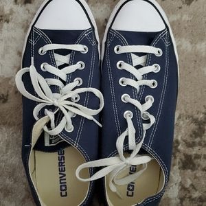 Size 10 Navy Blue Converse